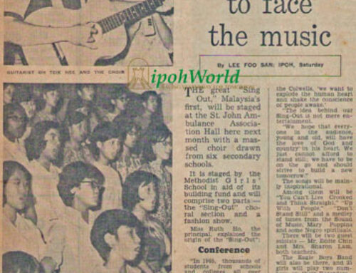 Memories – the ‘Great Singout’